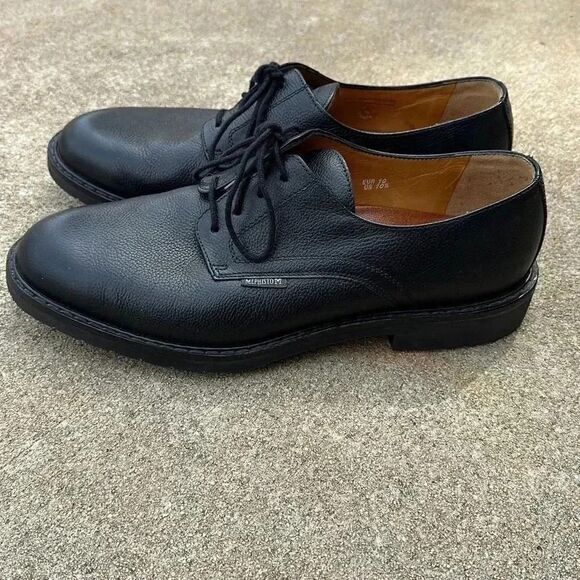 Mephisto Air Relax Marlon Goodyear Welt Black Pebble Grain Men’s Sz 10.5 - Picture 2 of 12